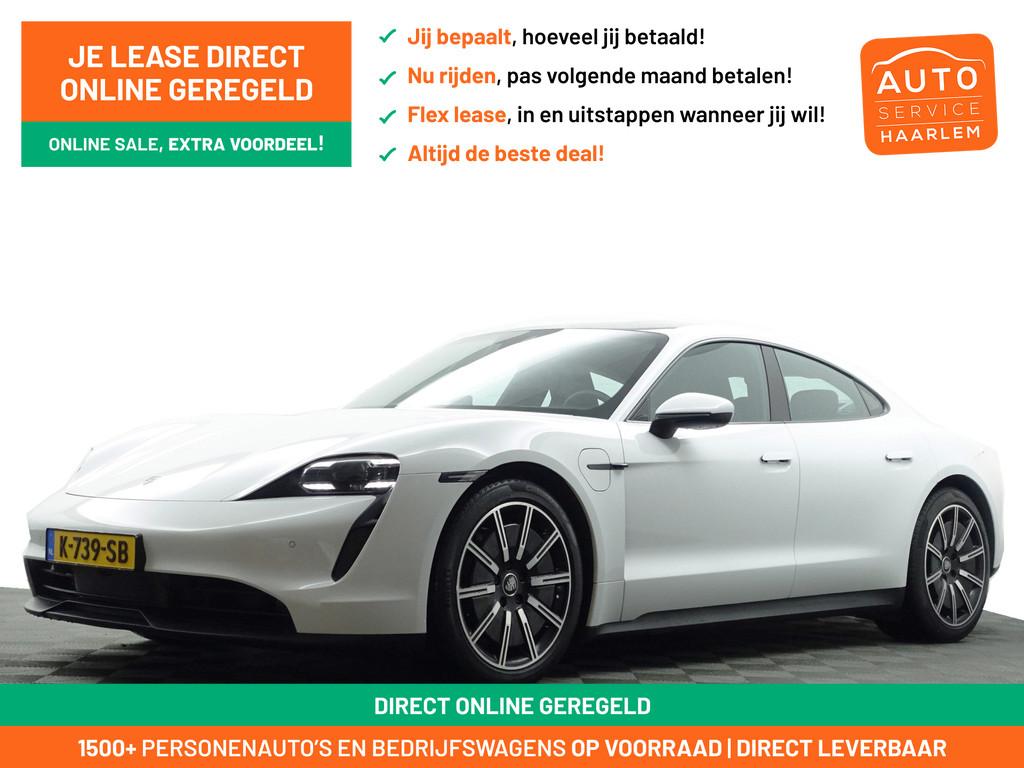 Porsche Taycan Performance 84 kWh- Sport Chrono, Warmtepomp,, Auto's, Achterwielaandrijving, Gebruikt, Met garantie (alle), 4 stoelen