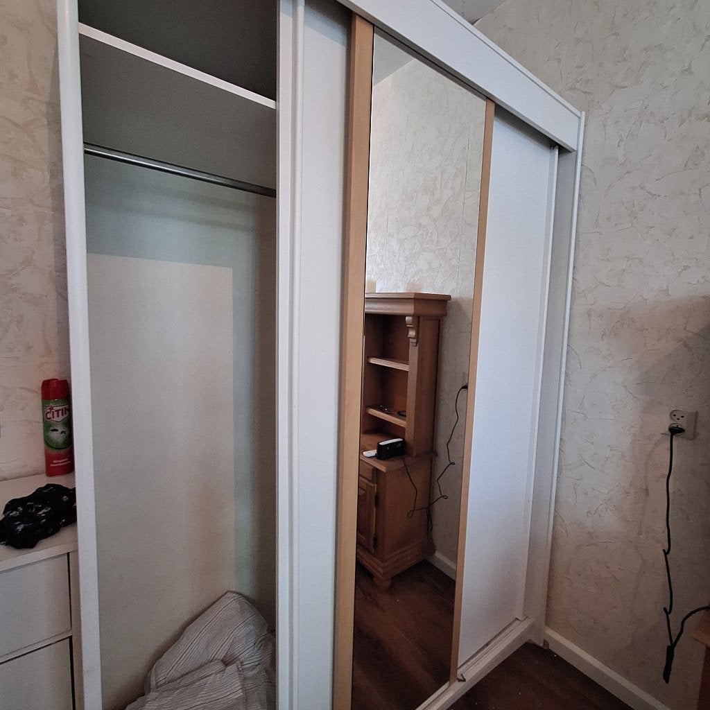 kledingkast, Huis en Inrichting, Kasten | Kledingkasten, Ophalen, 100 tot 150 cm, 200 cm of meer, Met deur(en)