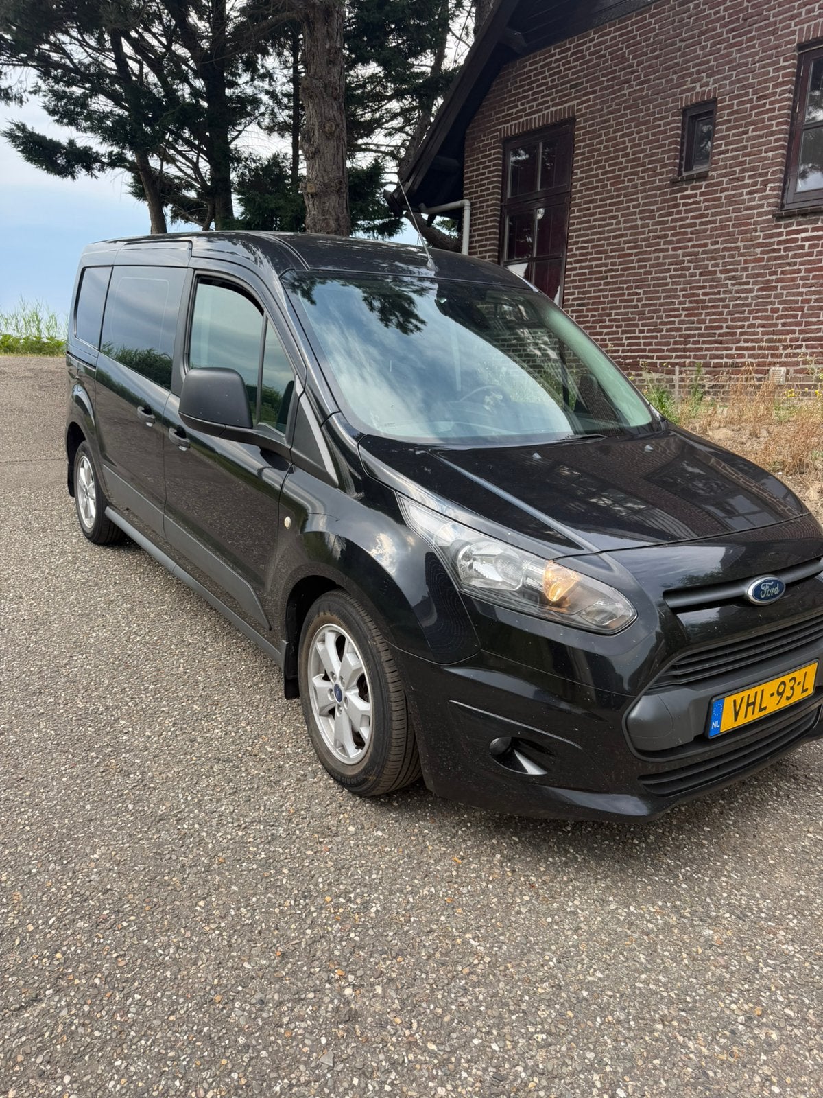 Ford transit connect, Auto's, 1596 cc, Stof, Zwart, 4 cilinders