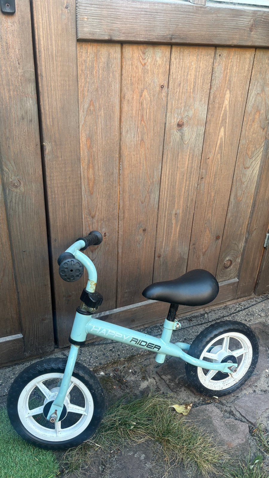 Loopfiets mintgroen, Kinderen en Baby's, Speelgoed | Buiten | Voertuigen en Loopfietsen, Ophalen, Zo goed als nieuw, Loopfiets