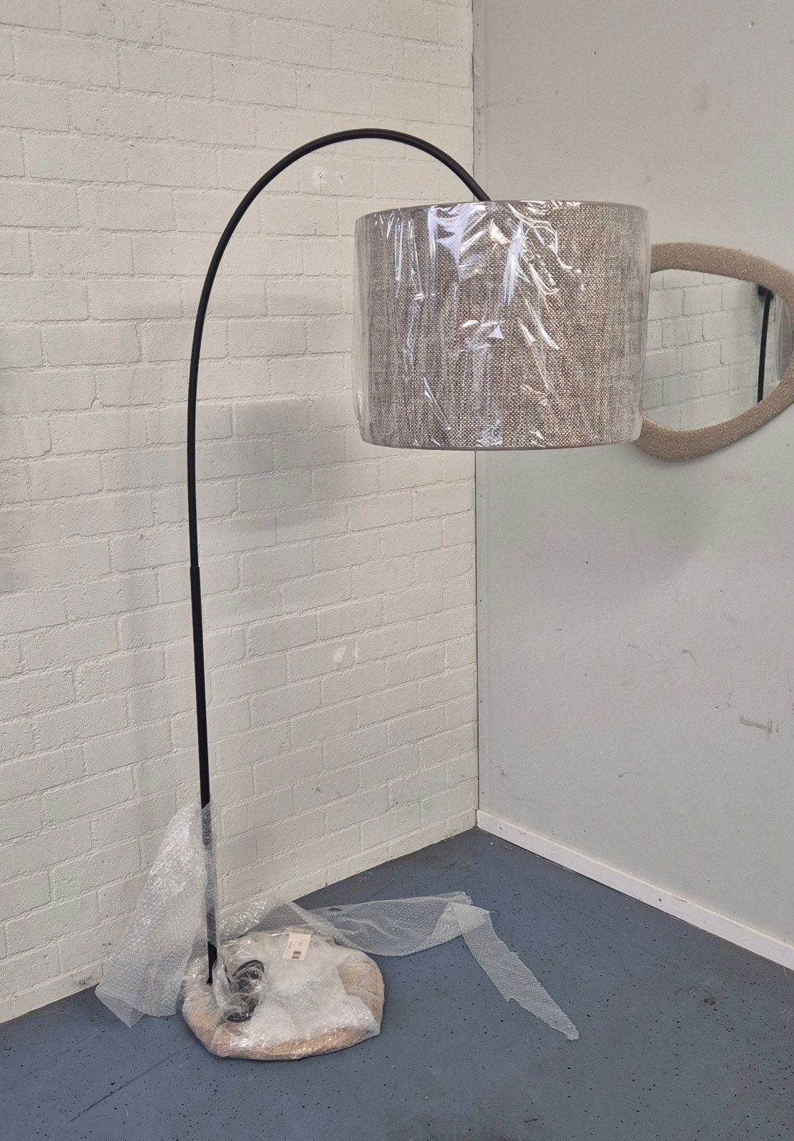 4 Nieuwe Booglamp Vloerlamp Zwart - Faillissementsverkoop, Ophalen, ., Nieuw, E27 (groot)