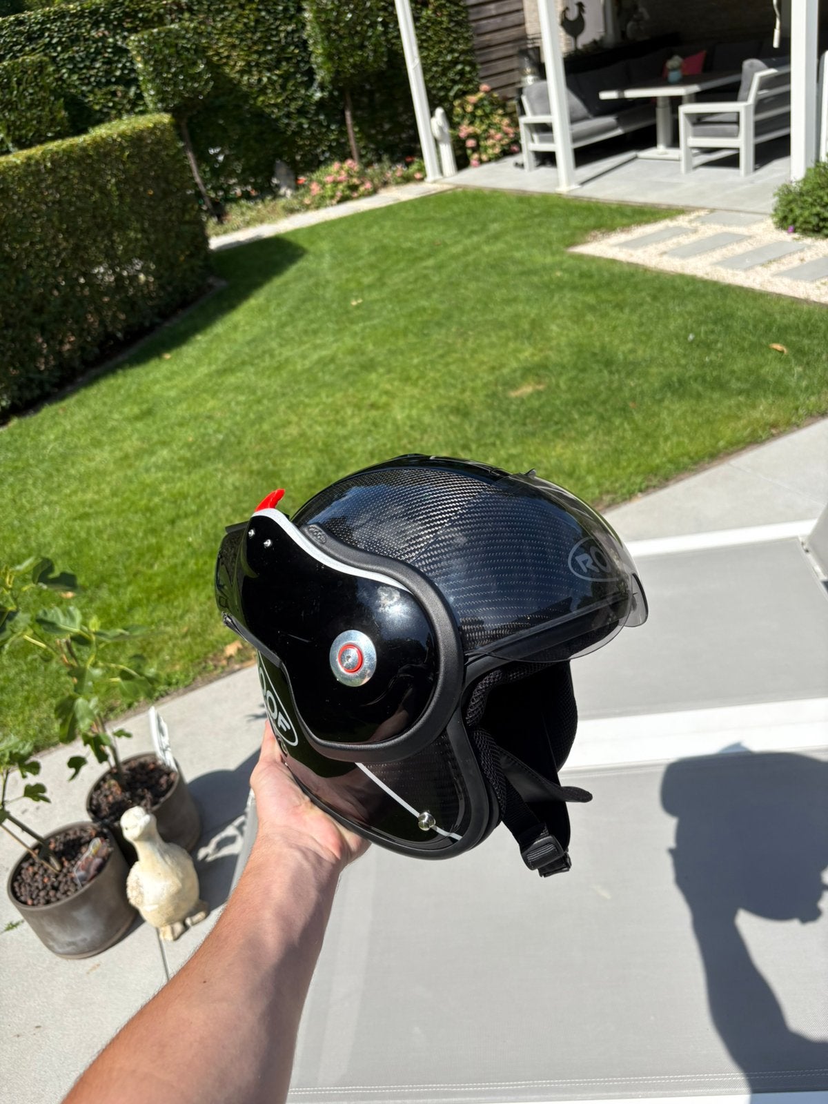Roof boxer RO9 carbon black maat M, Ophalen, Zo goed als nieuw, Medium
