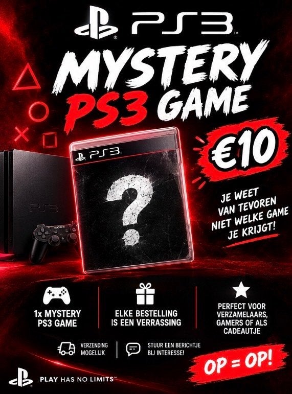 Mystery PS3 Game - Laat je verrassen!, Spelcomputers en Games, Gebruikt, Overige genres, 1 speler, Ophalen of Verzenden