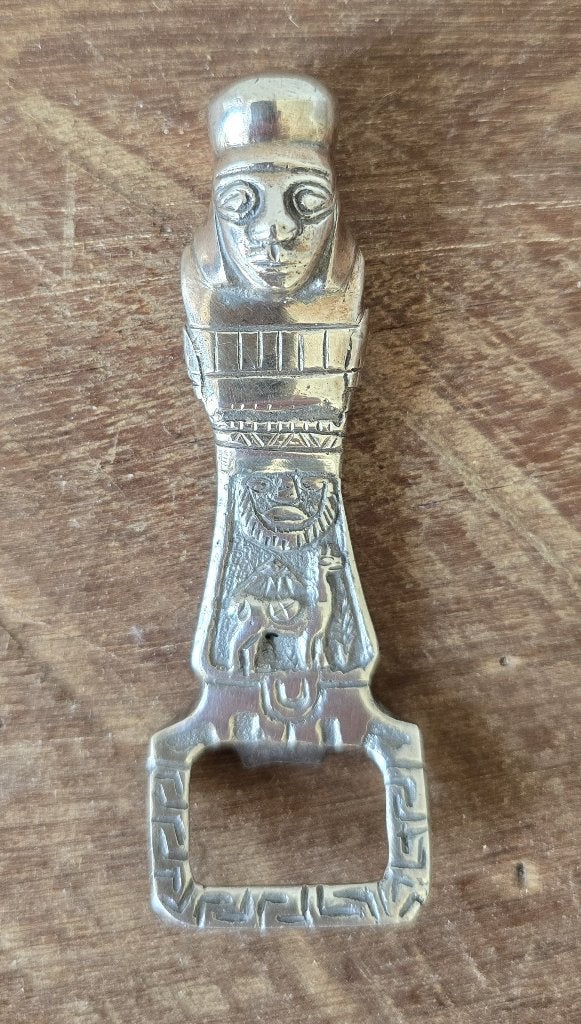 Vintage Peruaanse 925 sterling zilveren flesopener, Antiek en Kunst, Ophalen of Verzenden, Zilver