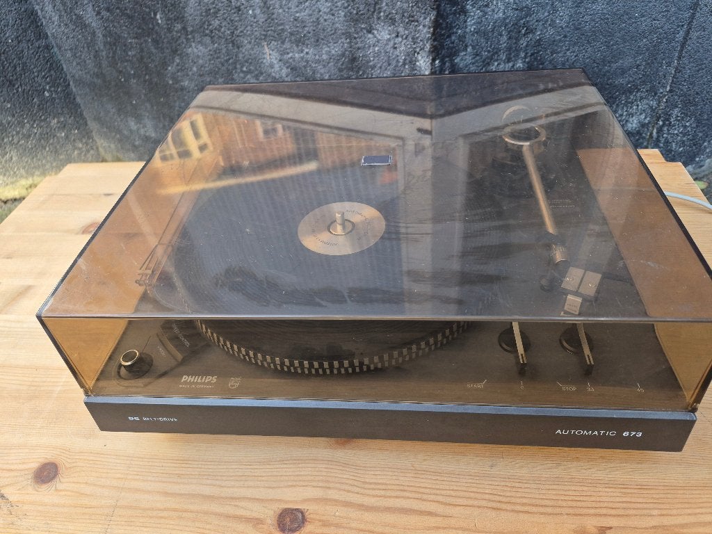 Philips Platenspeler type 22AF673/85, Gebruikt, Automatisch, Platenspeler, Ophalen
