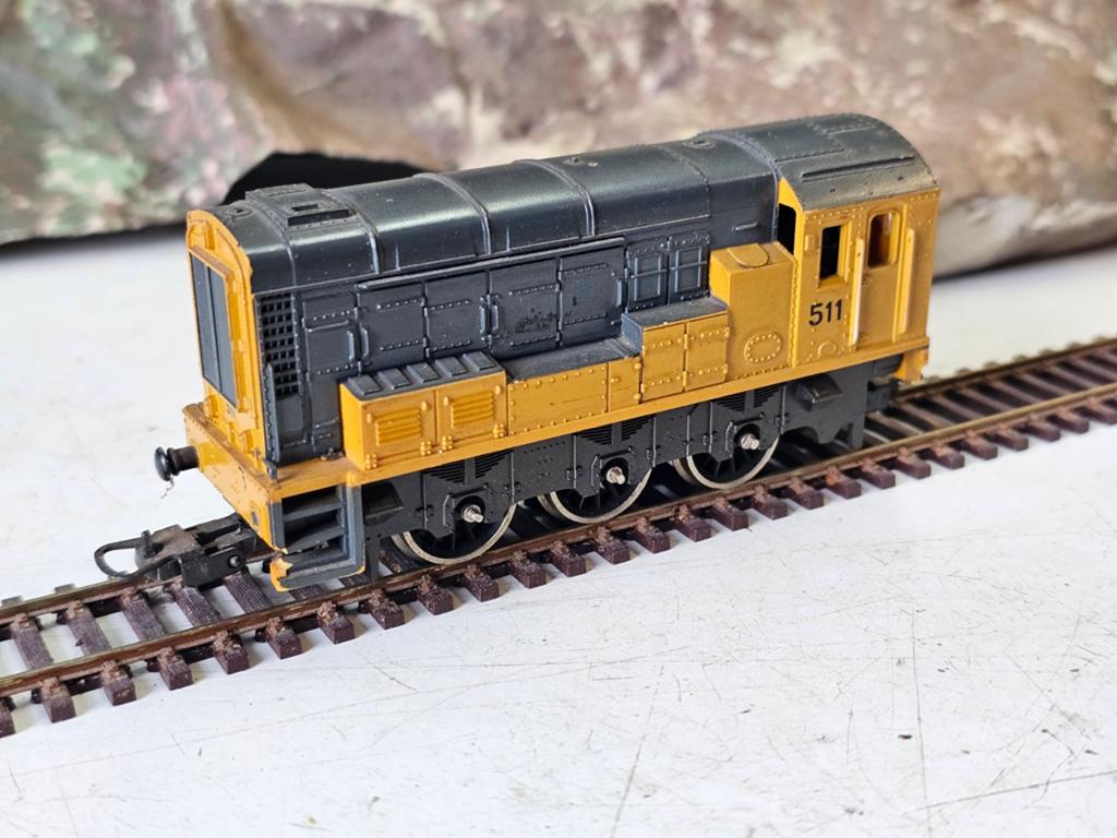 Modeltrein Ho NS diesellokomotief hippel lima, Gelijkstroom, Wagon, Ophalen of Verzenden, NS