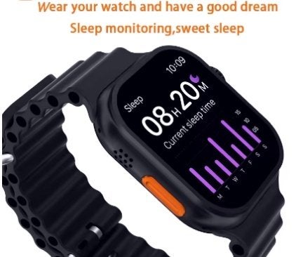 C90 Ultral2 Smart Watch, Hoogte, Zwart, Nieuw, Ophalen of Verzenden