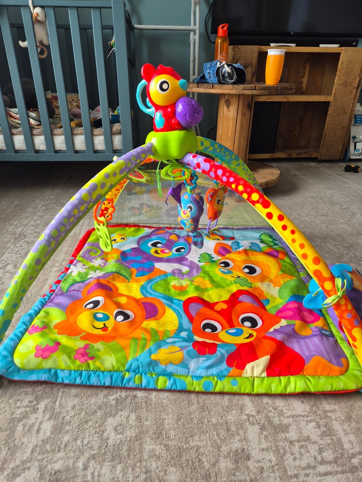 Playgro Babygym met Muziek en Licht - Zo goed als nieuw, Kinderen en Baby's, Speelgoed | Babyspeelgoed, Ophalen of Verzenden, Zo goed als nieuw