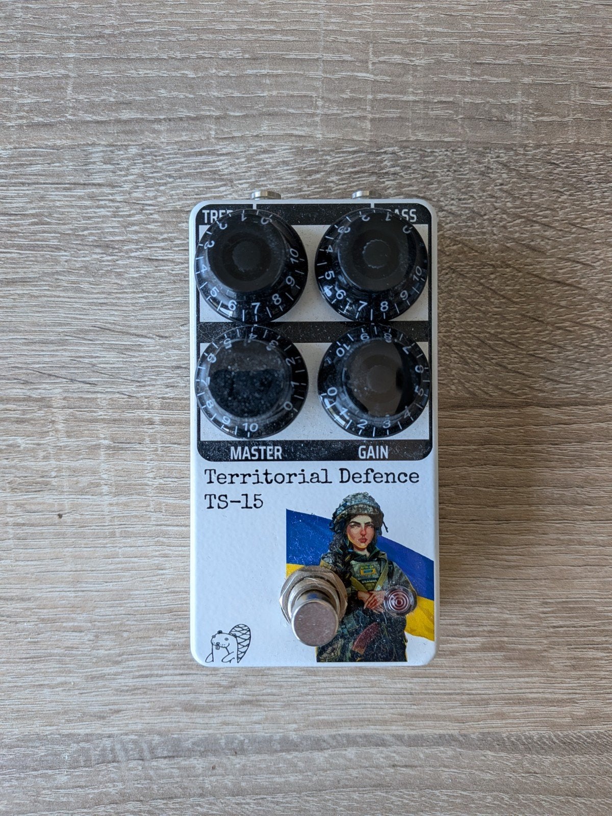 Drunk Beaver Trainer TS-15 MK1, Muziek en Instrumenten, Effecten, Ophalen of Verzenden, Zo goed als nieuw, Distortion, Overdrive of Fuzz