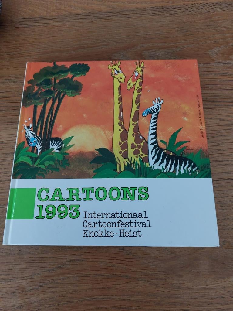 Cartoons 1993 Internationaal Cartoonfestival Knokke-Heist, Eén stripboek, Ophalen of Verzenden, Zo goed als nieuw, Diverse auteurs
