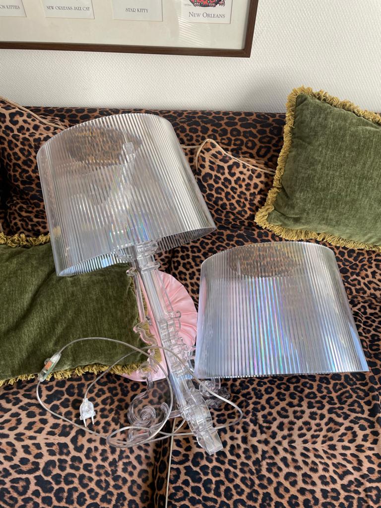 Kartell Bourgie Tafellamp - Transparant Design Klassieker, Ophalen of Verzenden, Zo goed als nieuw