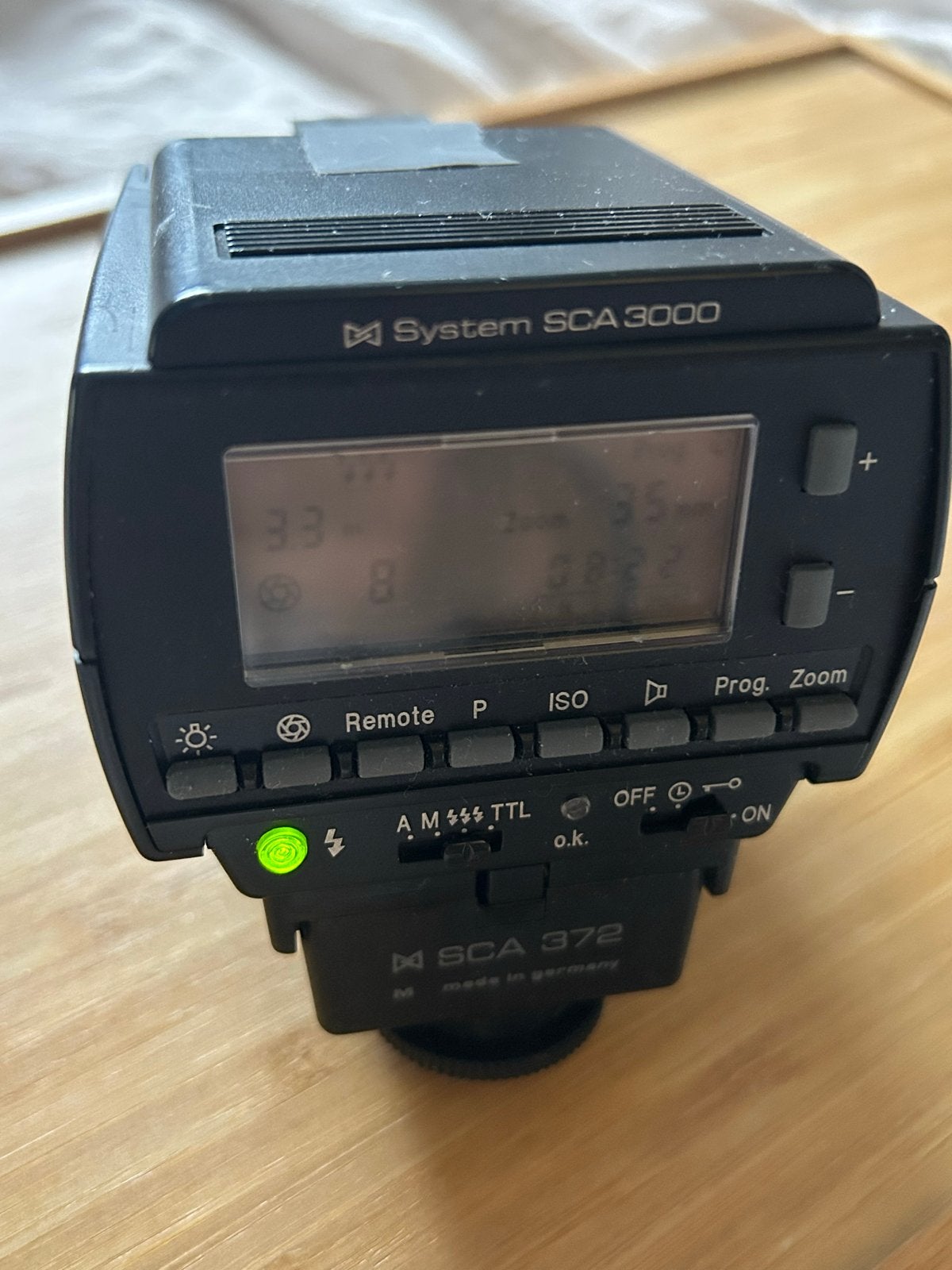 Metz 40MZ-2 Mecablitz flitser met SCA 372 adapter voor Penta, Gebruikt, Pentax, Externe flitser, TTL