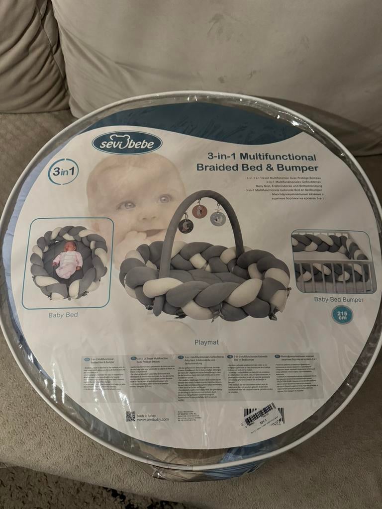3 in 1 bed & bumper, Kinderen en Baby's, Kinderkamer | Bedden, Ophalen, Nieuw, 180 cm of meer, 85 tot 100 cm