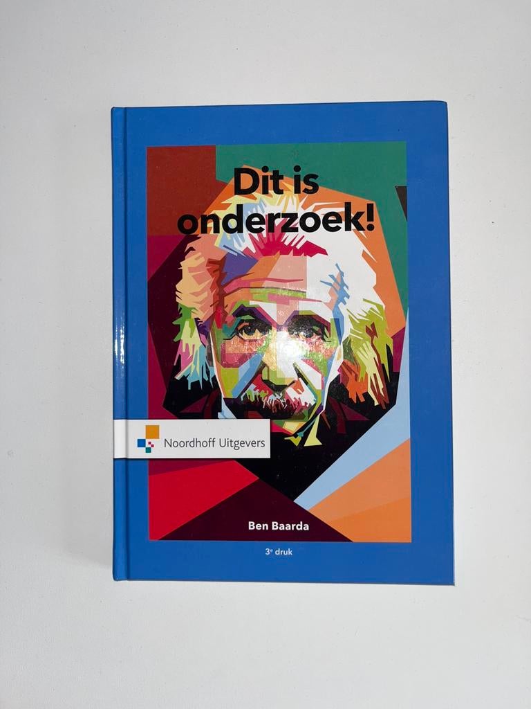 Ben Baarda - Dit is onderzoek!, Boeken, Sociale wetenschap, Ophalen of Verzenden, Zo goed als nieuw, Ben Baarda