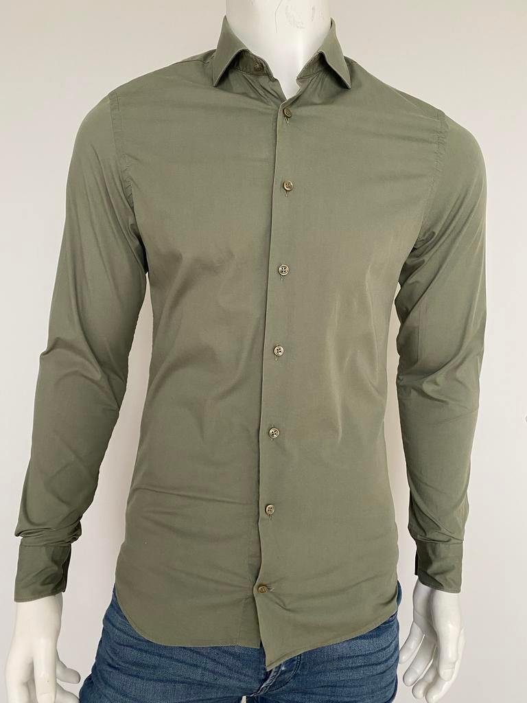 Profuomo overhemd boordmaat 38, Kleding | Heren, Overhemden, Ophalen of Verzenden, Zo goed als nieuw, Blauw, Halswijdte 38 (S) of kleiner