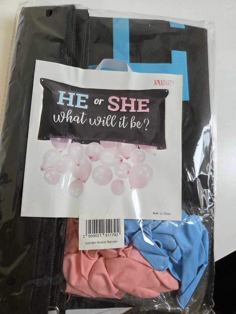 Gender Reveal Ballonnen Set - Boy or Girl, Ophalen of Verzenden, Nieuw