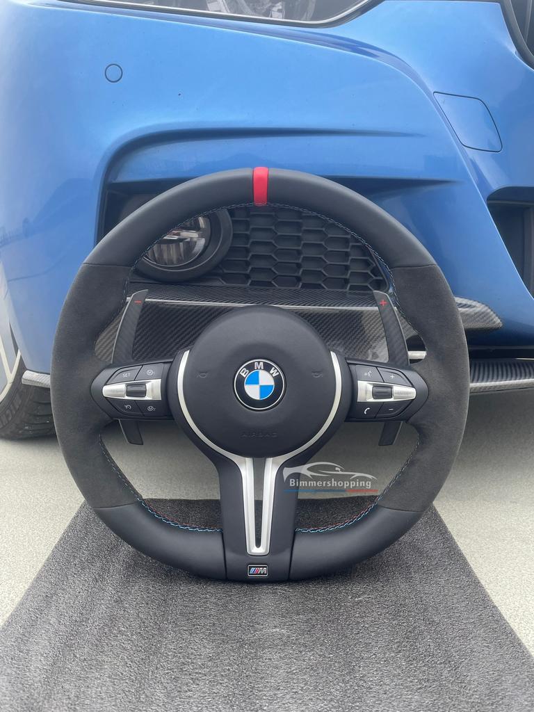 Bmw M stuur half alcantara/ half leer, F20 F21 F30 F32 etc, Auto-onderdelen, Besturing, Ophalen of Verzenden, Nieuw, BMW