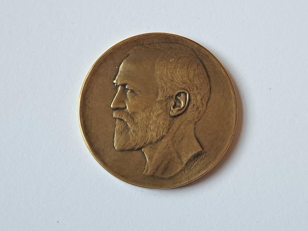 Reddingsmedaille penning Carnegie brons zonder naam, Ophalen of Verzenden