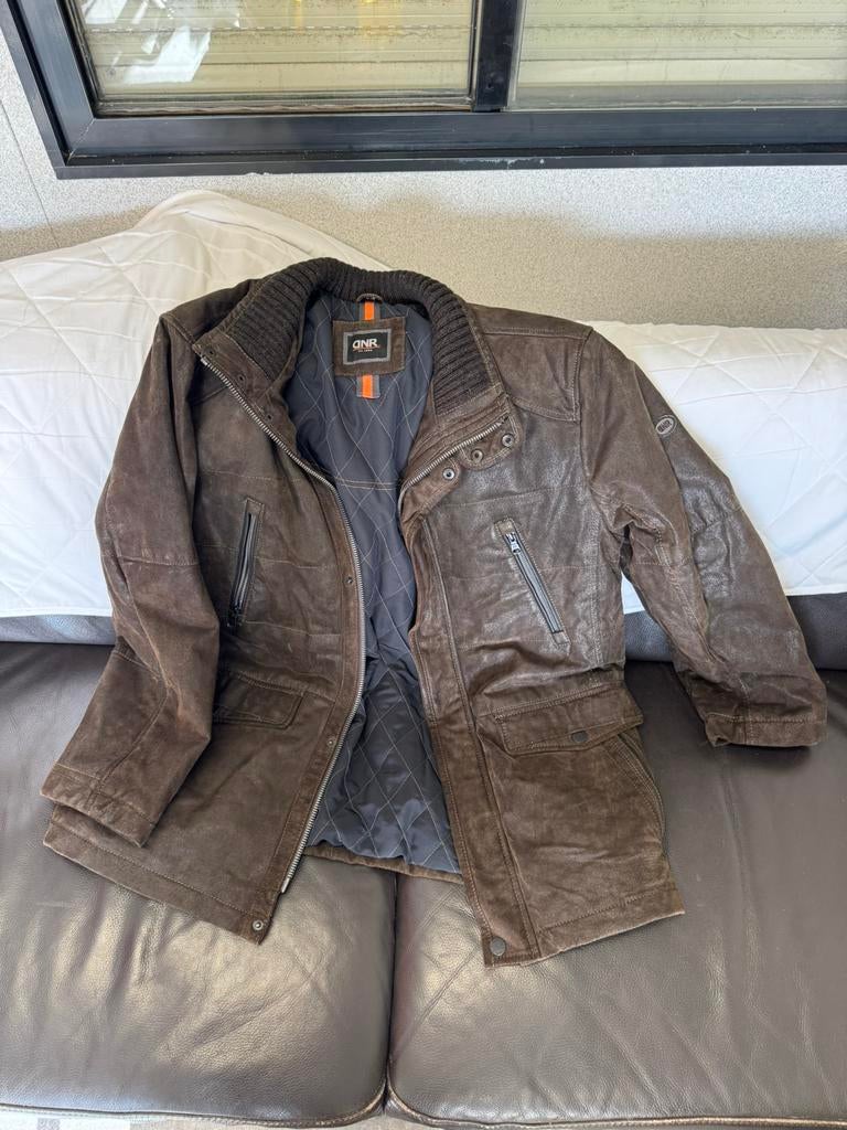 Men’s brown leather jacket., Kleding | Heren, Jassen | Winter, Ophalen of Verzenden, Zo goed als nieuw, Bruin