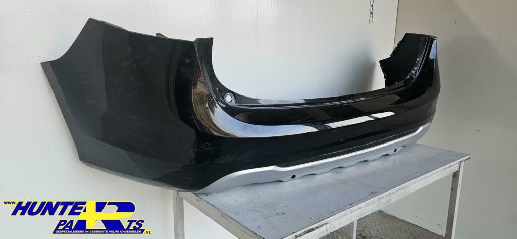 Achterbumper 452 zwart metallic Volvo V60 I ('10-'18), Ophalen of Verzenden, Gebruikt, Achter, Bumper