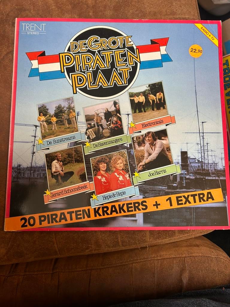 De grote piraten plaat, Ophalen of Verzenden, Zo goed als nieuw, Overige formaten, Levenslied of Smartlap