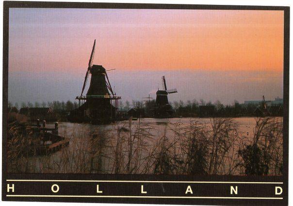 (ZS416) Ansichtkaart Zaandam molen De Kat Zaanse Schans, Verzenden, 1980 tot heden, Ongelopen, Noord-Holland