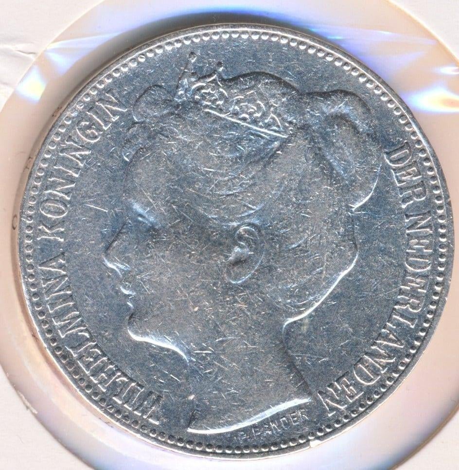 Nederland 2,5 gulden 1898 Wilhelmina Kroningsjaar
