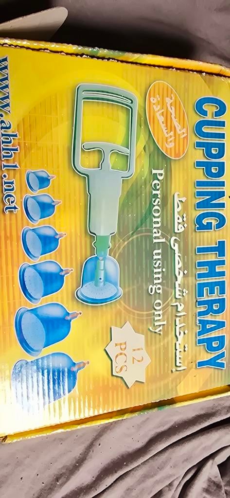 Cupping Therapie Set - zgan, Ophalen of Verzenden, Zo goed als nieuw, Apparaat