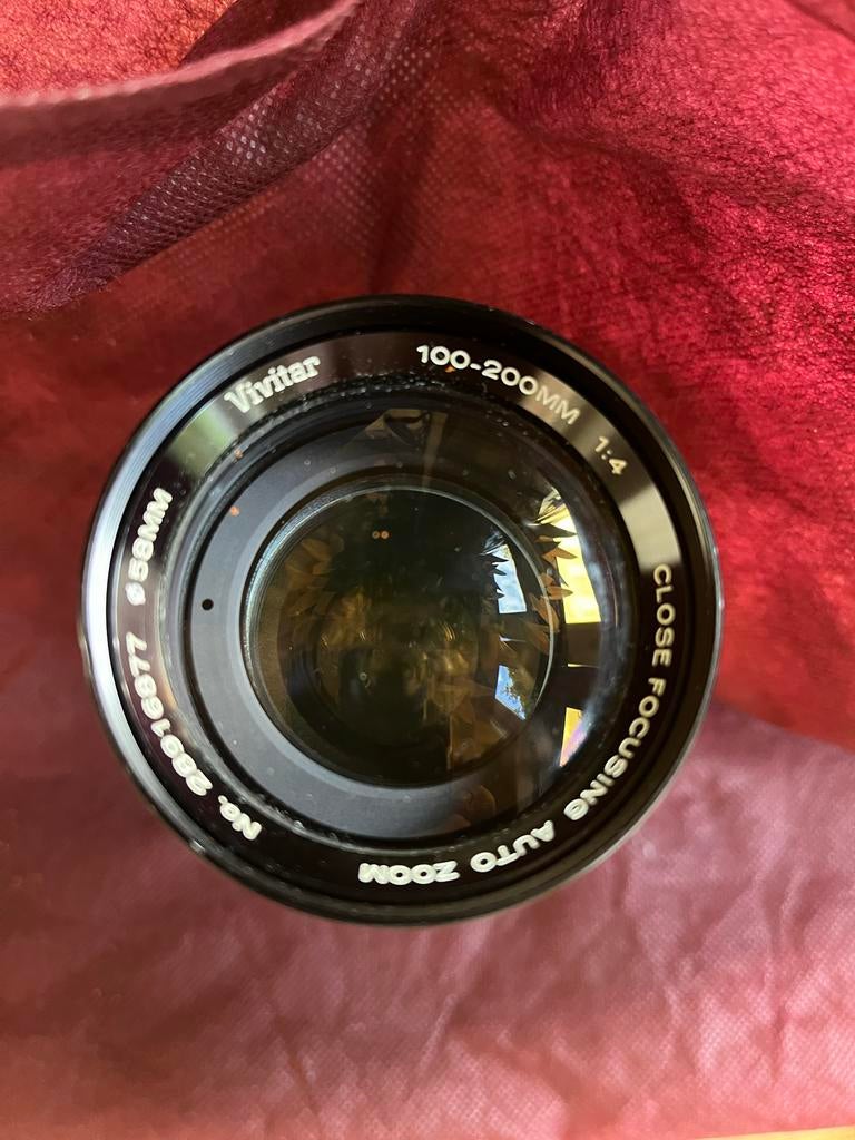 Vivitar 100-200mm f4 Nikon, Ophalen of Verzenden, Gebruikt, Telelens, Zoom