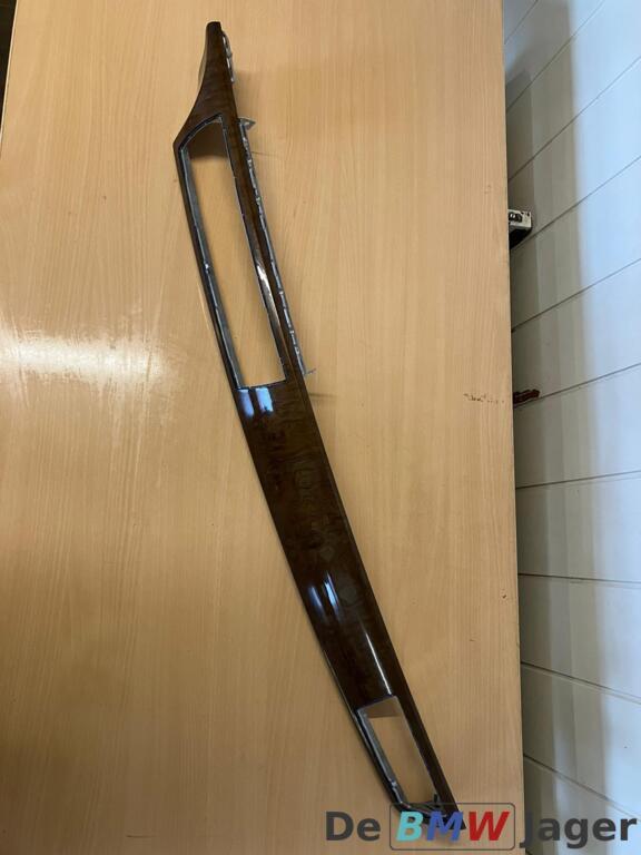 Sierlijst dashboard bruin eschen BMW 7-serie E65 51457042654, Gebruikt, Ophalen of Verzenden, BMW, BMW