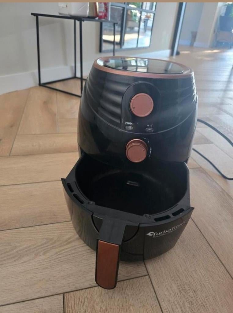 TurboTronic Airfryer - Gebruikt, Werkt Prima!, Ophalen of Verzenden, Gebruikt, Airfryer, Minder dan 750 gram