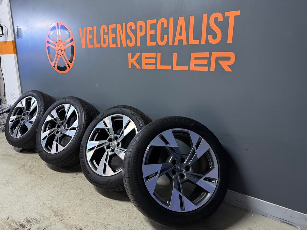 Audi E-etron Q7 Q8 20 inch originele velgen 5x112 zomerset, Auto-onderdelen, Banden en Velgen, Banden en Velgen, Winterbanden