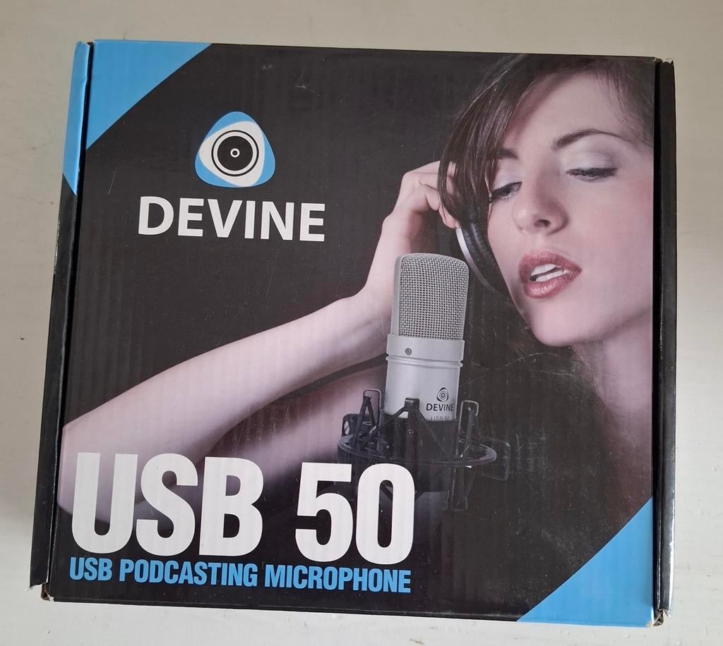 Devine USB 50 Podcast Microfoon - Zo goed als nieuw!, Ophalen of Verzenden, Zo goed als nieuw, Studiomicrofoon