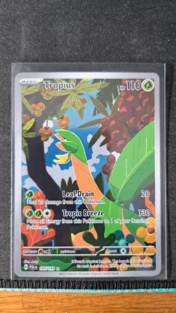 Tropius Paldean Evolved PAL 195 Pokémon, Verzenden, Nieuw, Losse kaart, Foil