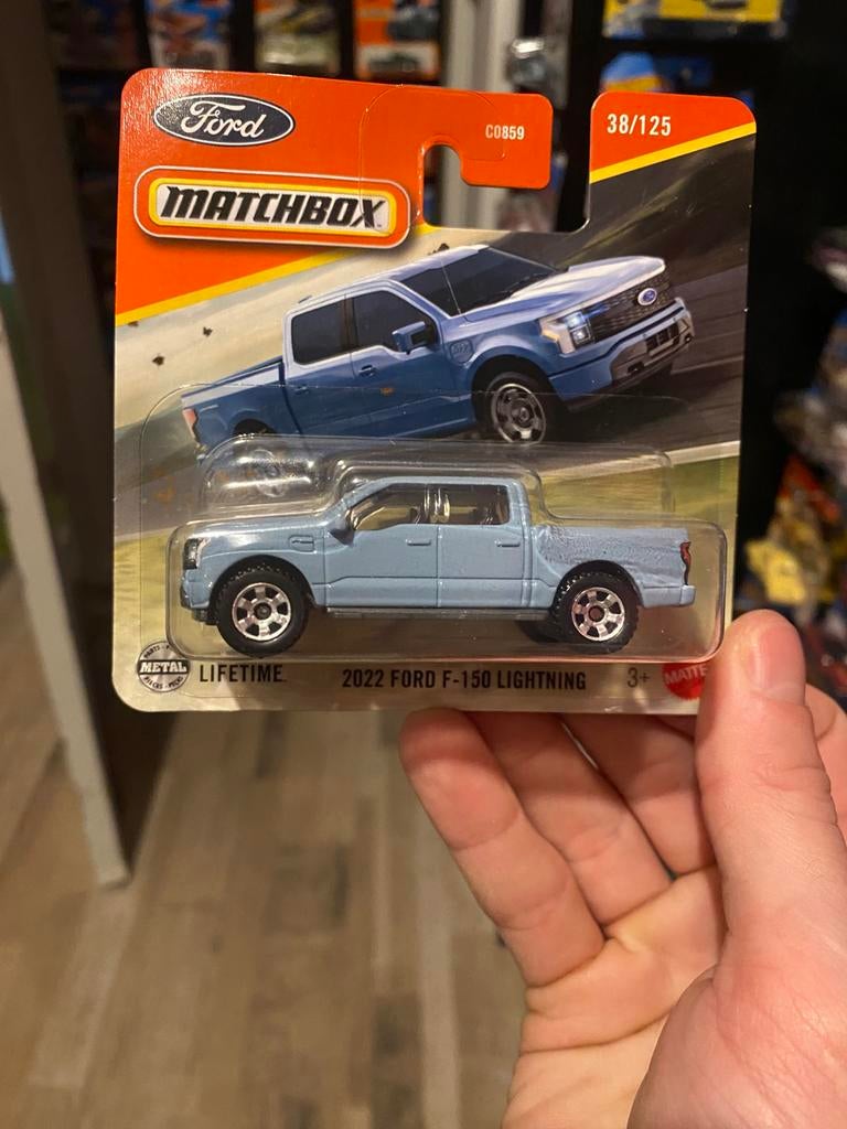 Matchbox 2022 Ford F-150 Lightning, Ophalen of Verzenden, Nieuw, Auto