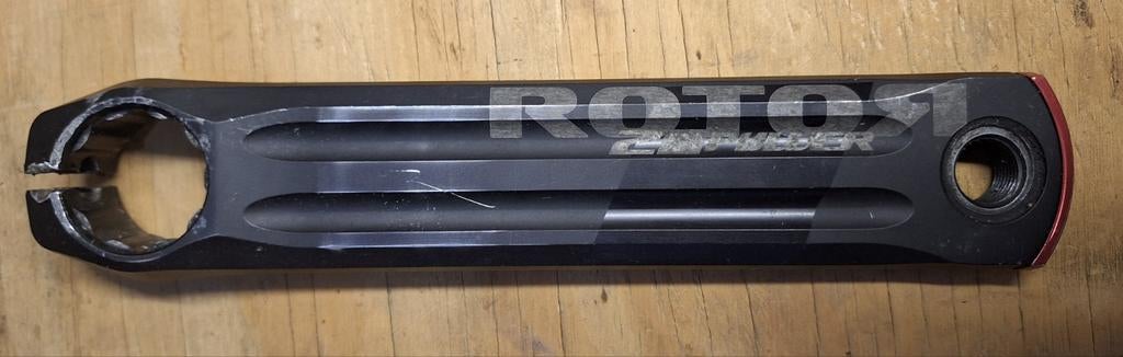 Gezocht: linker crank Rotor 2 inpower, Ophalen of Verzenden, Crankstel of Pedalen