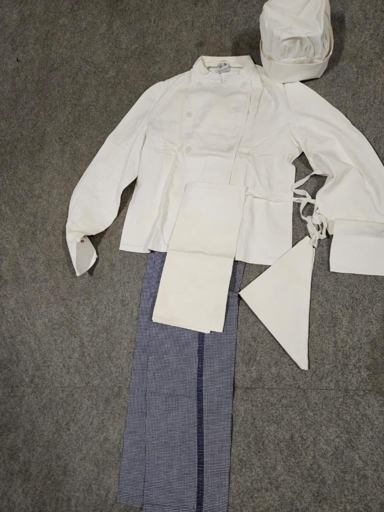 bakker / kok pak (2 stuks) volwassenen Carnaval, Ophalen, Carnaval, Maat 48/50 (M), Kleding