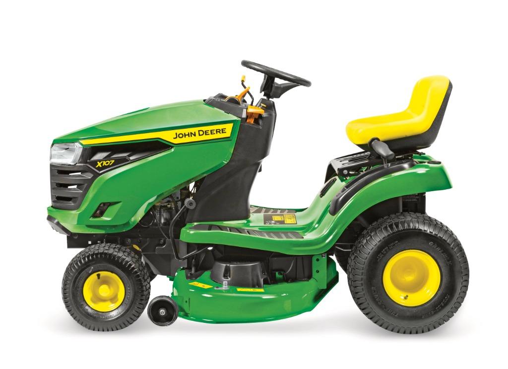 John Deere X 107 Benzine Zitmaaier, Tuin en Terras, Zitmaaiers, John Deere, John Deere, Jdwisinfo@johndeere.com, Nieuw