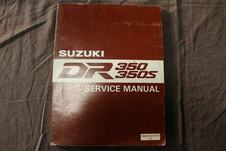 Suzuki DR350 S 1990 motorcycle service manual DR350S, Ophalen of Verzenden, Suzuki