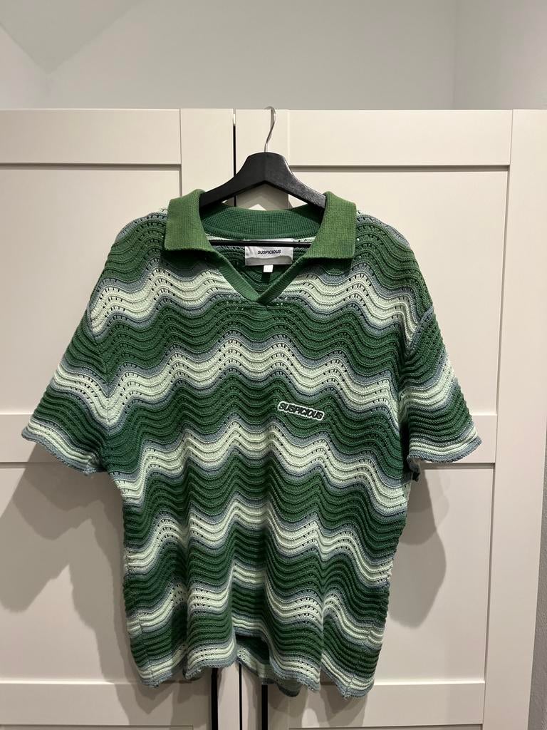 Suspicious antwerp polo gebreid, Kleding | Heren, Verzenden, Zo goed als nieuw