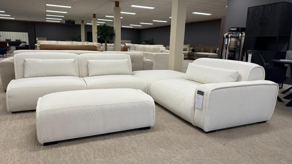 Snel leverbaar | Bouclé bank| Ultieme zitcomfort| Utrecht, Ophalen, Hoekbank, Eric Kuster, Modern, Modulair, Boucle, Teddy, 150 cm of meer