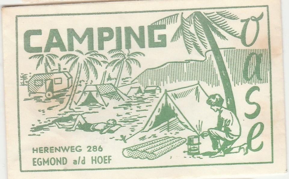 camping Oase Herenweg Egmond a/d Hoef - caravan tent, Ophalen of Verzenden
