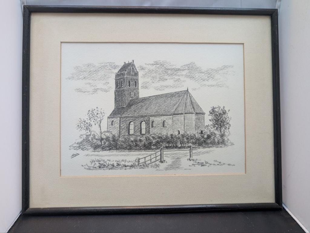 Tekening Meijer rek5, Antiek en Kunst, Ophalen of Verzenden