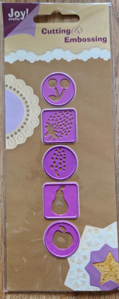 Cutting & Embossing Fruit
6002/0076, Hobby en Vrije tijd, Kaarten | Zelf maken, Nieuw, Pons of Mal, Overige thema's, Ophalen of Verzenden