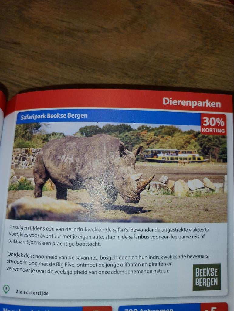 Korting Safaripark Beekse Bergen., Tickets en Kaartjes, Drie personen of meer, Kortingskaart