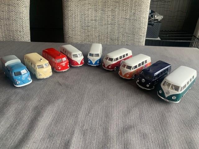 Welly volkswagen microbussen, Hobby en Vrije tijd, Modelauto's | 1:43, Ophalen of Verzenden, Zo goed als nieuw, Auto, Overige merken