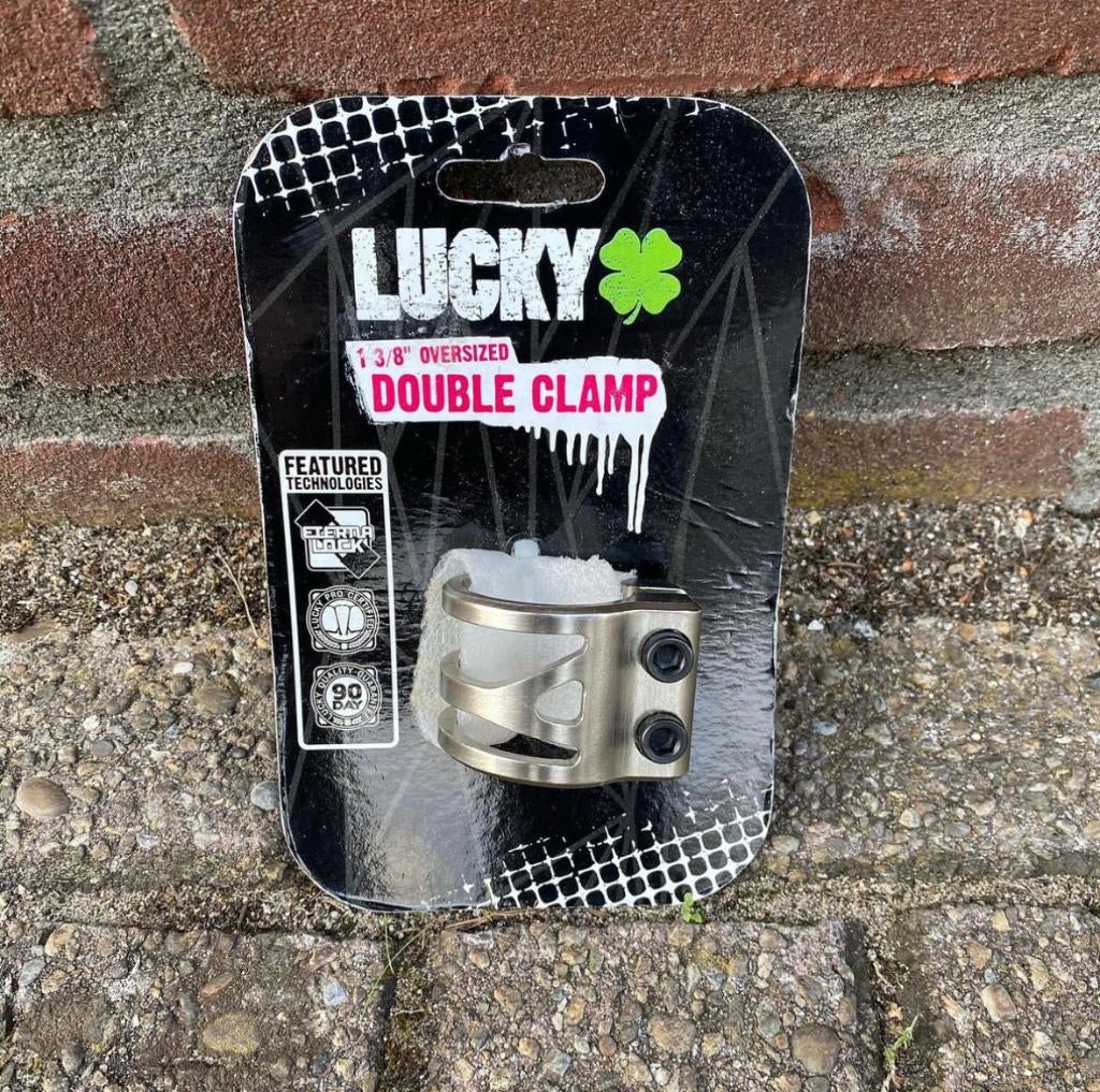 Nieuwe Lucky double stuntstep clamp, Ophalen of Verzenden, Nieuw