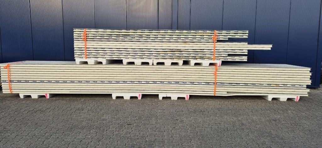 Goedkoop sandwich, gevel, wandpanelen lang 60mm B-keus