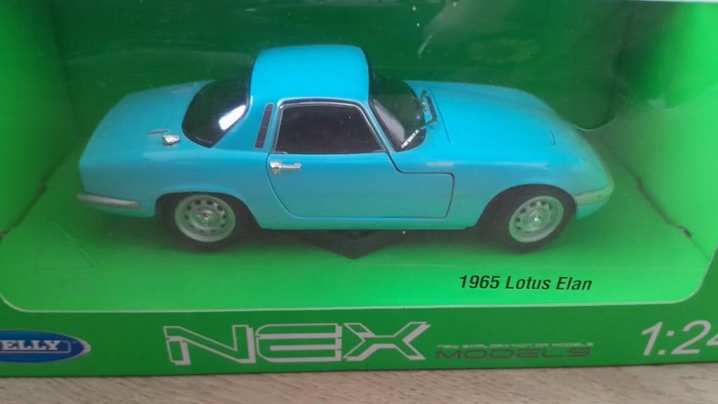 lotus elan 1965 nex welly 1/24, Ophalen of Verzenden, Nieuw, Auto, Welly