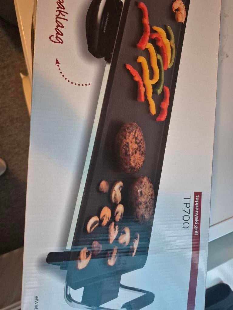Inventum TP700, Witgoed en Apparatuur, Grillplaten, Ophalen of Verzenden, Nieuw